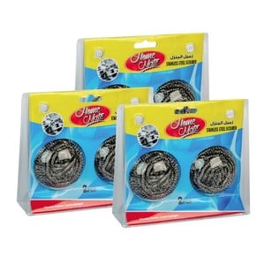 Home Mate Stainless Steel Scourer 2pcs x 3