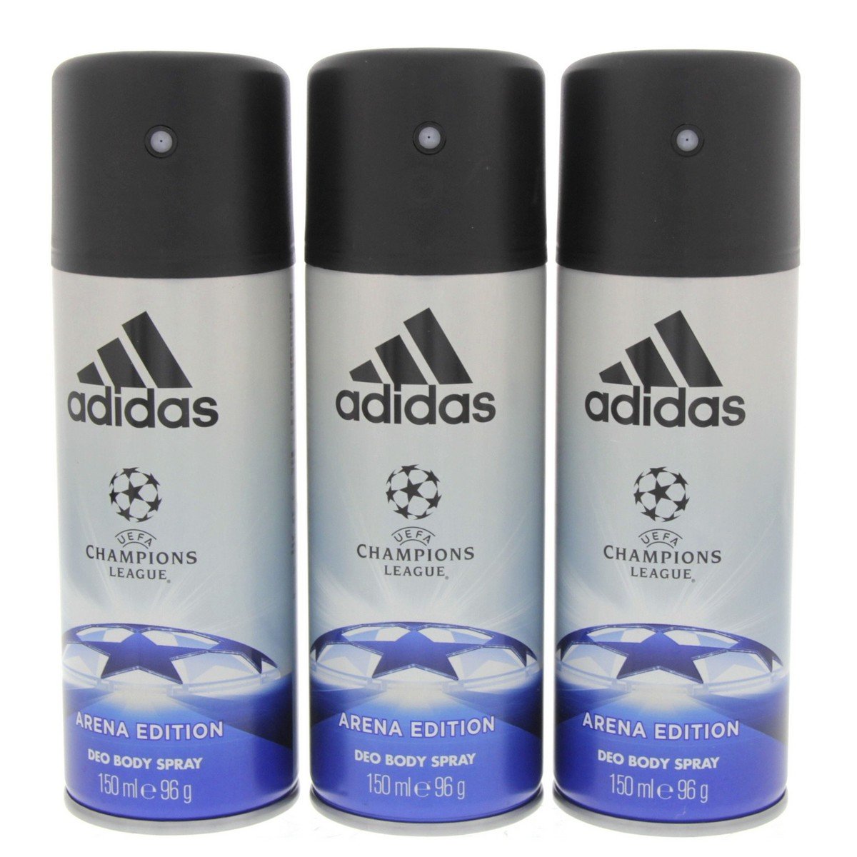 Adidas Deo Body Spray Champions League Arena Edition 3 x 150 ml