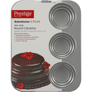 Prestige Bakemaster Round Cakelette Pan 46639