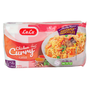 LuLu Instant Noodles Chicken Curry Flavour 10 x 75g