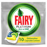 Fairy Dishwasher Detergent Tablets Platinum Lemon 10pcs