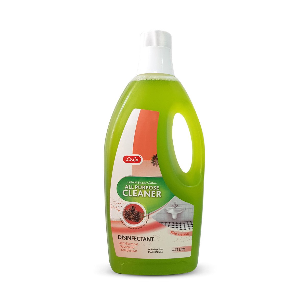 Buy LuLu Disinfectant All Purpose Cleaner Pine 1Litre Online at Best Price | All Purpose Cleaner | Lulu UAE in UAE