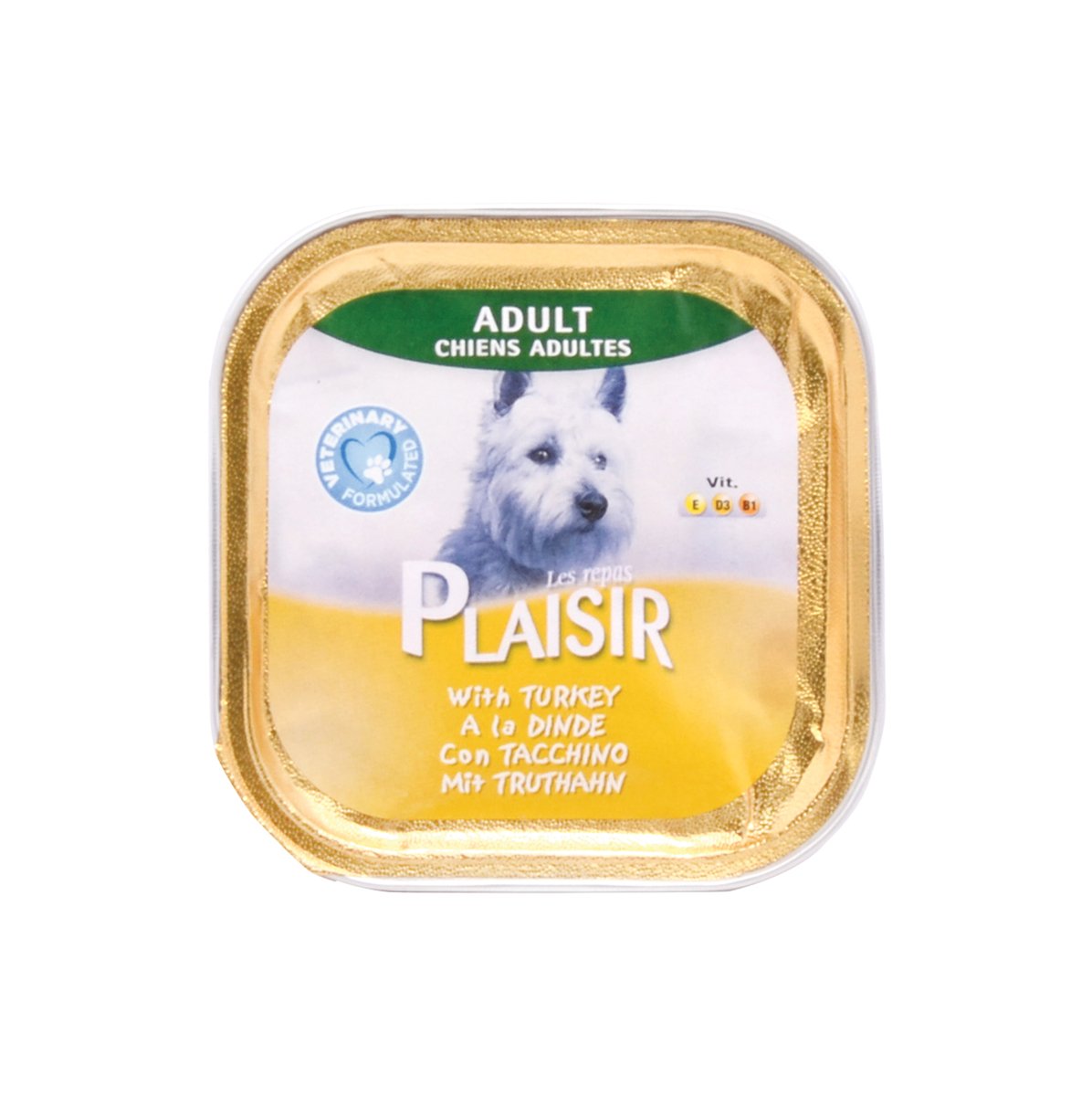 Plaisir Pate with Turkey Dog Food 150g
