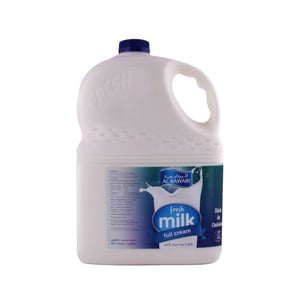Buy Al Rawabi Fresh Milk Full Cream 1 Gallon Online at Best Price | Fresh Milk | Lulu UAE in UAE