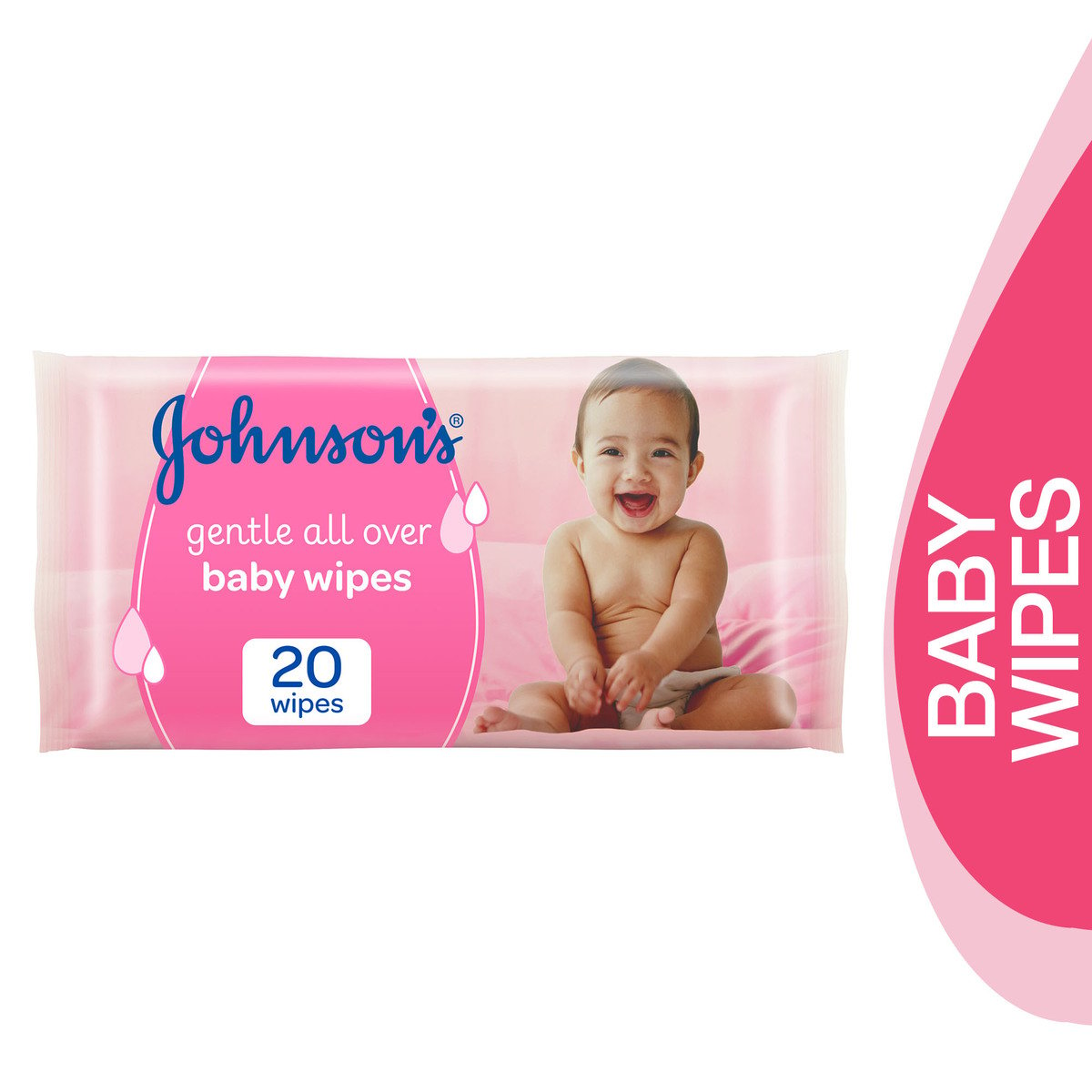 Johnson's Baby Wipes Gentle All Over 20pcs
