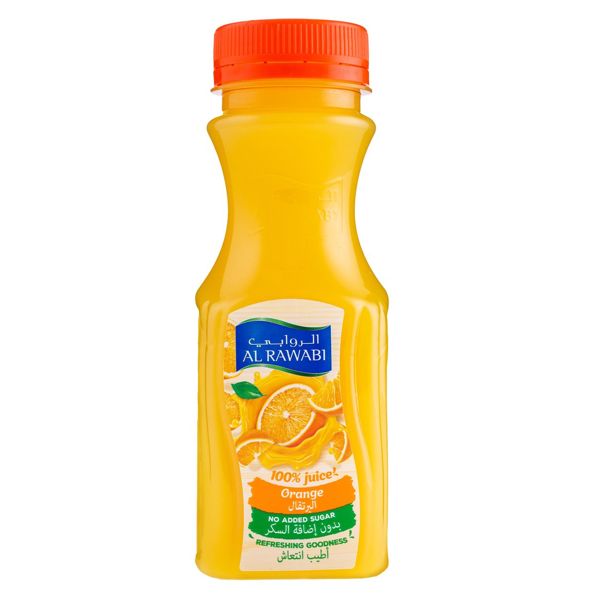 الروابي عصير برتقال نقي 100٪ 200 مل