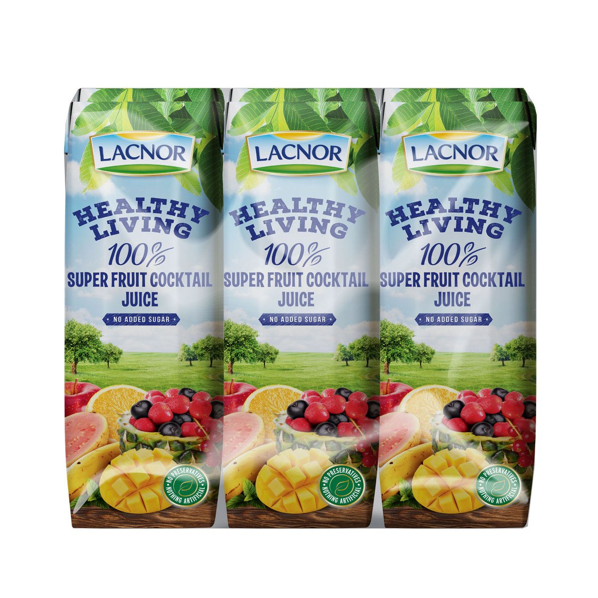 Lacnor Healthy Living Super Fruit Cocktail Juice 250 ml