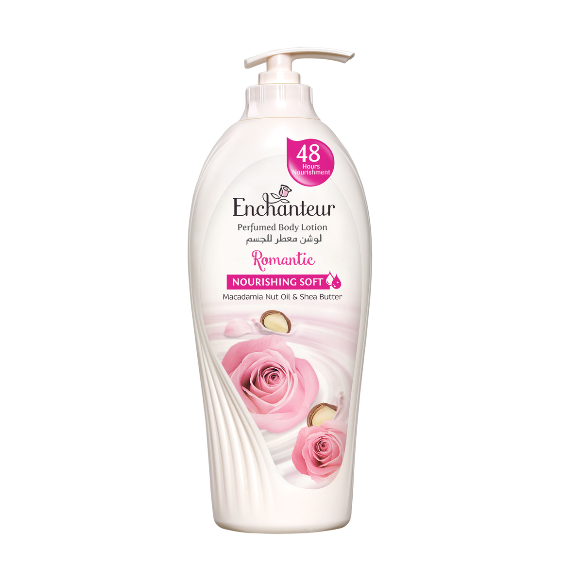 Enchanteur Nourishing Soft Romantic Lotion with Macadamia Nut Oil and Shea Butter 500ml