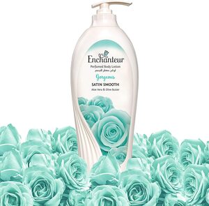Enchanteur Satin Smooth Gorgeous Lotion with Aloe Vera & Olive Butter 750ml