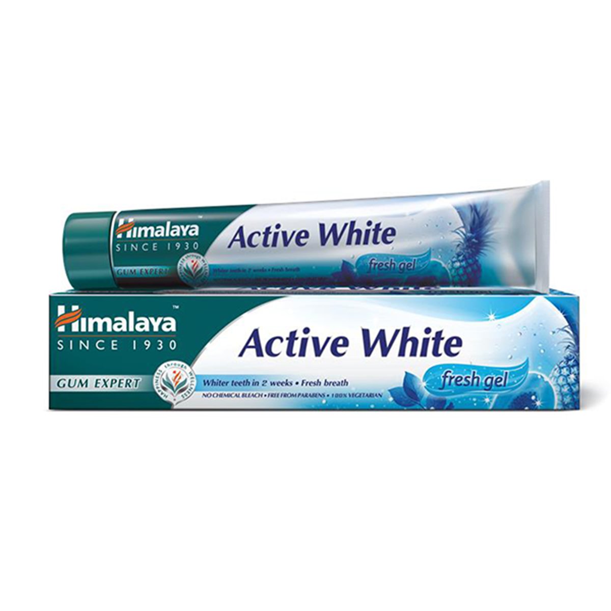 Buy Himalaya Toothpaste Active White Fresh Gel 100 ml Online at Best Price | Tooth Paste | Lulu Kuwait in Kuwait