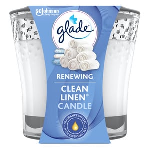 Glade Scented Candle Pure Clean Linen 96.3g