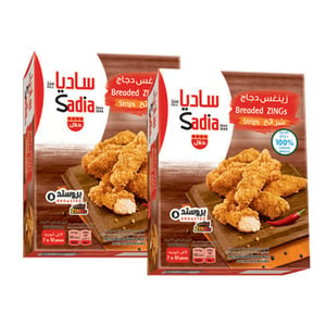 Sadia Zings Chicken Strips Hot And Spicy 2 x 320g