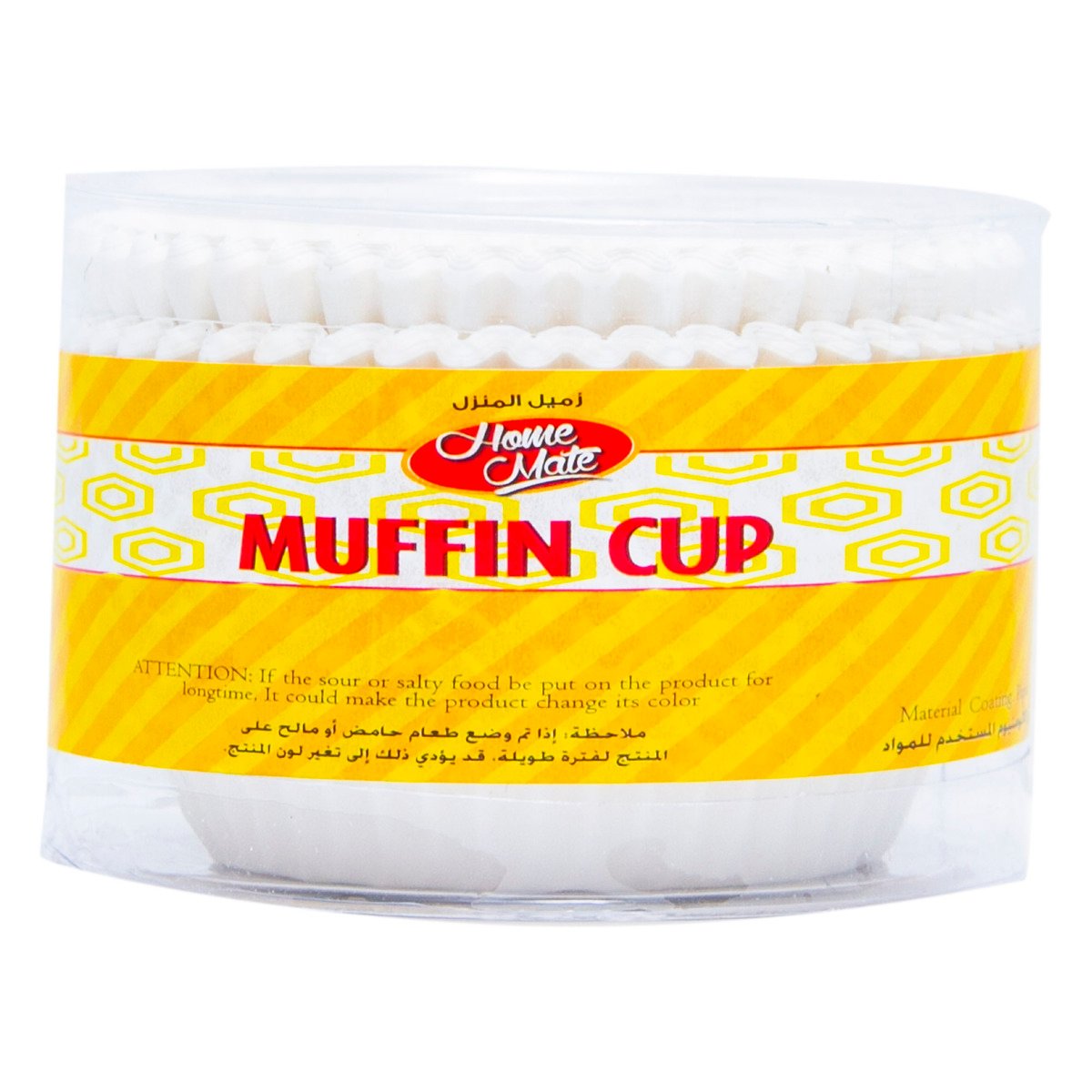 Home Mate Muffin Cup White 100pcs