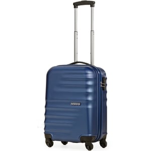 أمريكان حقيبة سفر توريستر بريستون صلبة 4 عجلات 55 سم أزرق