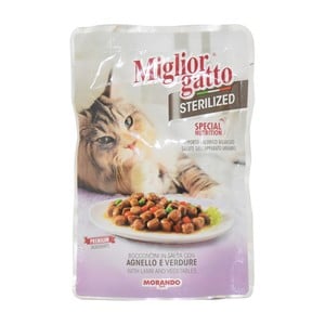 Miglior Gatto Cat Food With Lamb & Vegetables  Sterilized 85g