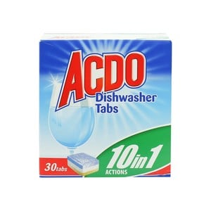 Acdo 10 In 1 Actions Dishwasher Tabs 30pcs