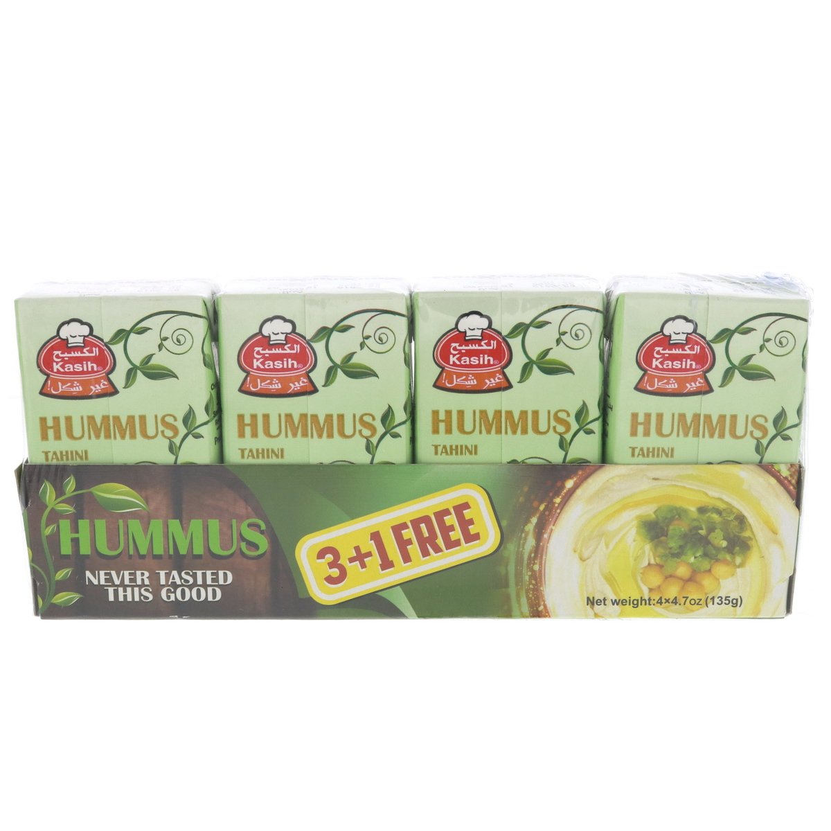 Kasih Hummus Tahina 4 x 135 g