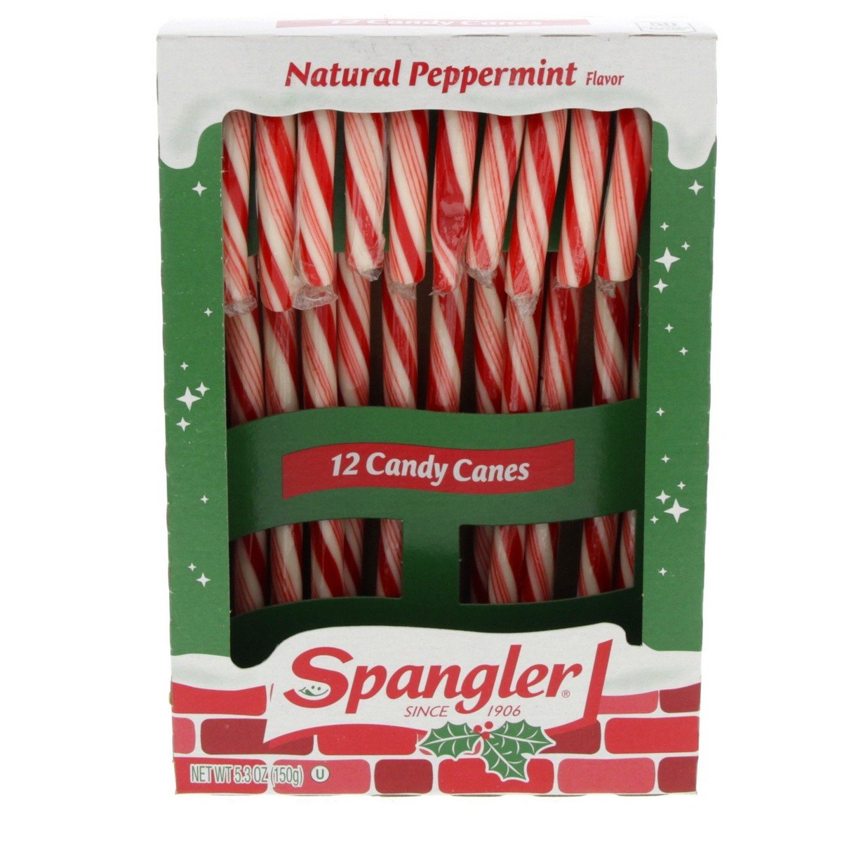Spangler Red & White Candy Canes Peppermint 150 g