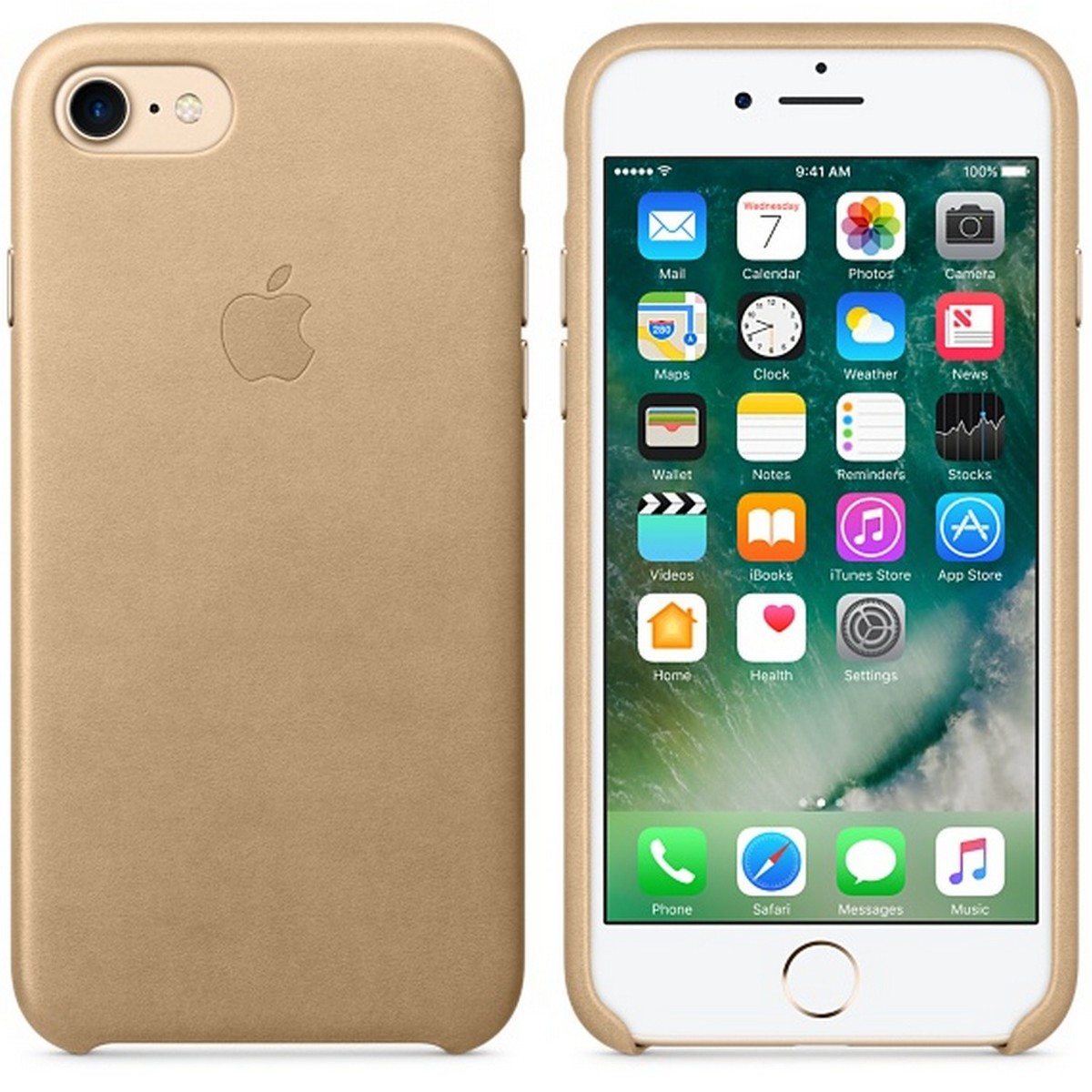 Apple iphone7 Leather Case MMY72 Tan