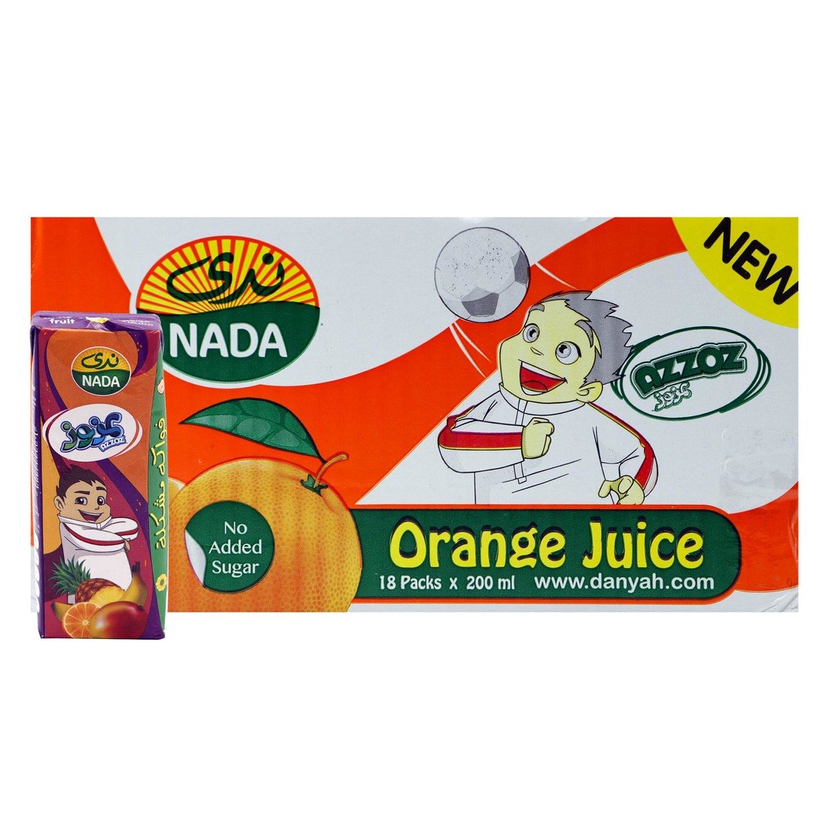 Nada Azzoz Orange Juice 18 x 200ml