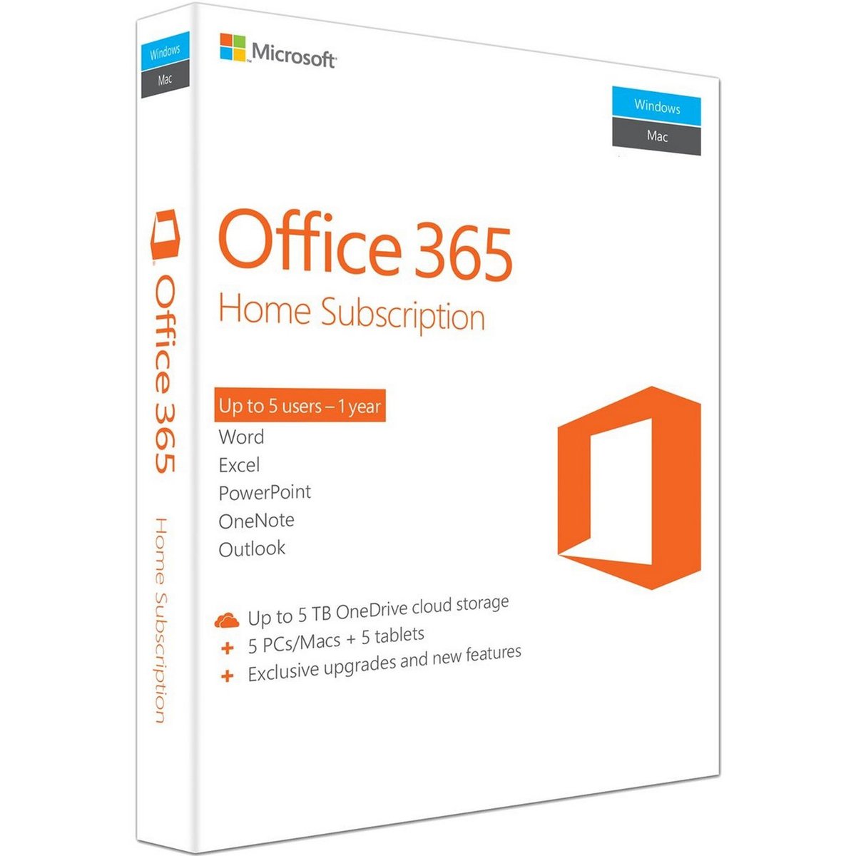 Microsoft Office 365 Home 6GQ-00732 5User Online at Best Price |  Programming Software | Lulu Qatar
