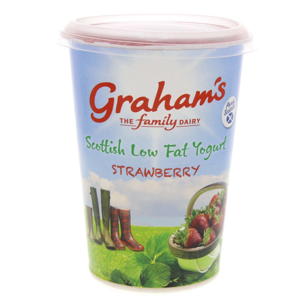Graham's Scottish Low Fat Yoghurt Strawberry 450g