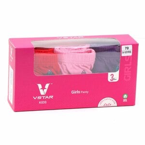 V-Star Girls Panties 3pc Candy, 3-4