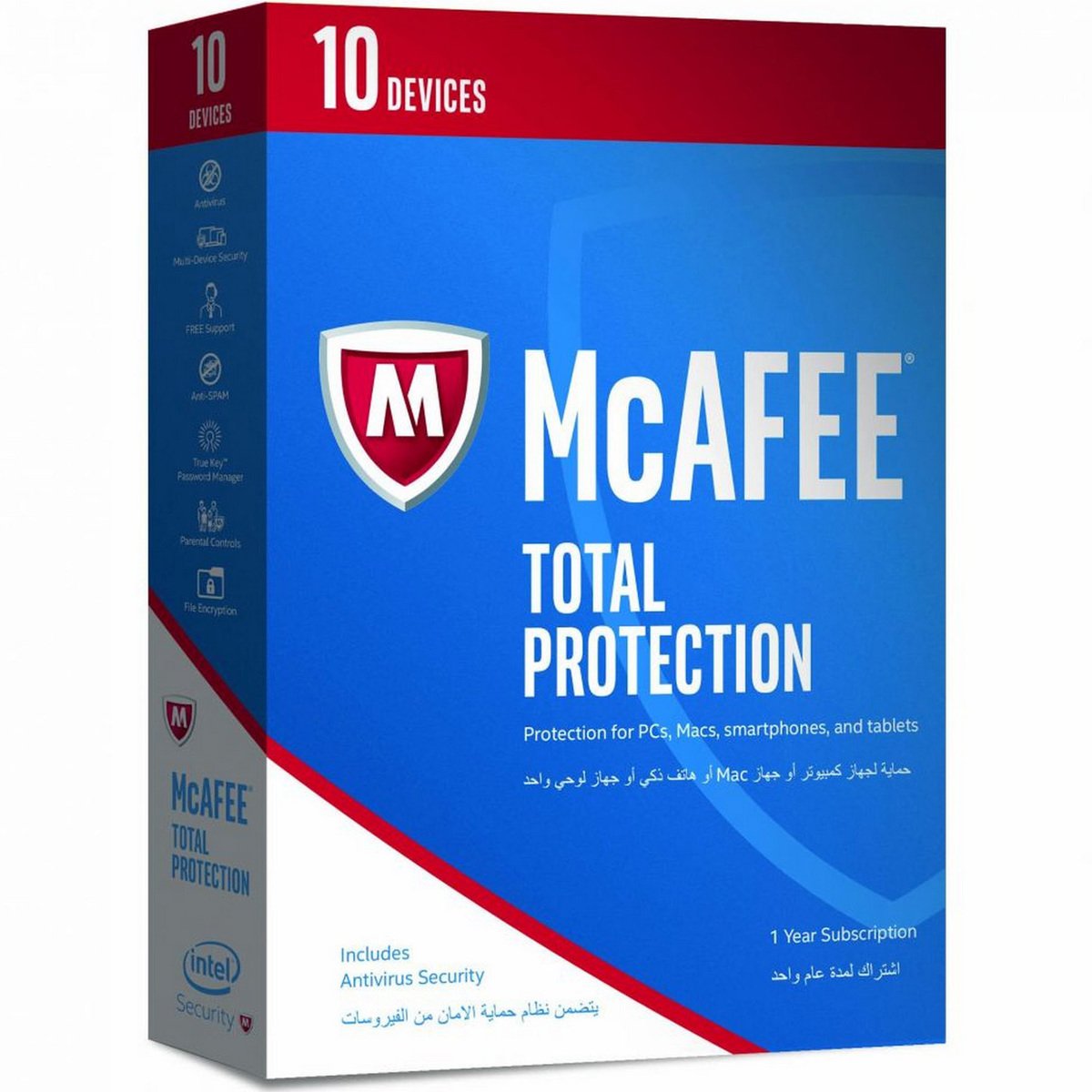 McAfee Total Protection 2017 10 Users