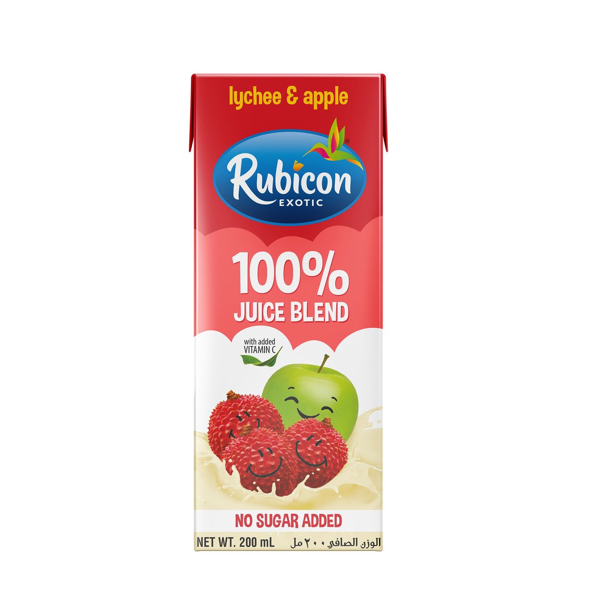 Rubicon Lychee & Apple Juice No Added Sugar 200 ml