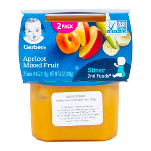 Gerber Baby Food Apricot Mixed Fruit 226 g