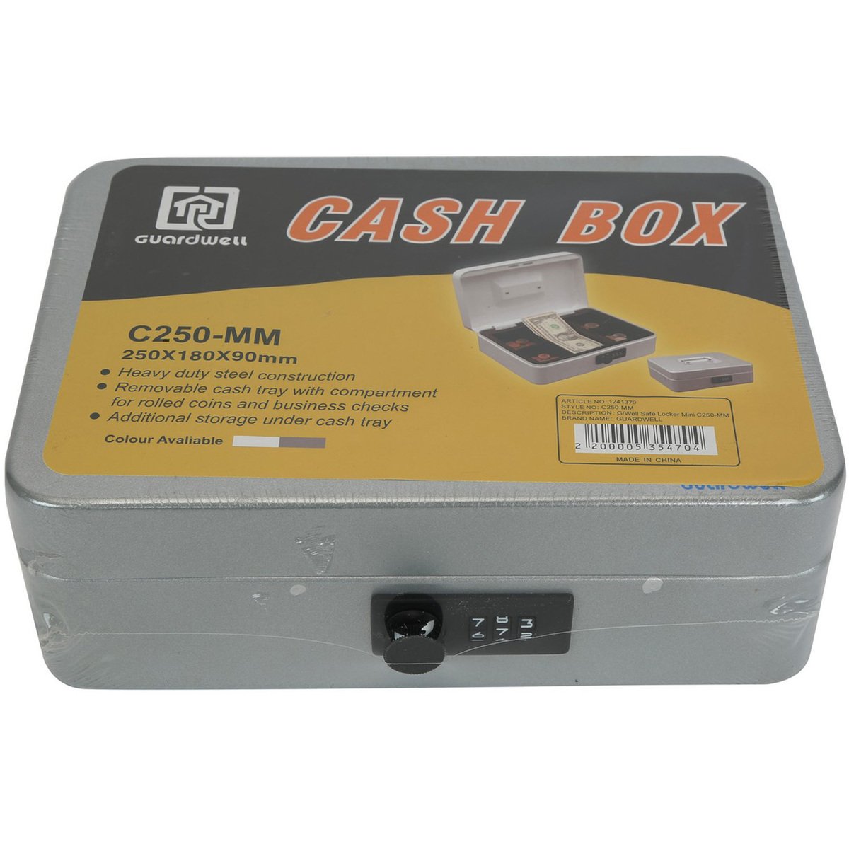 Guardwell Safe Locker Cash Box Mini C250-MM