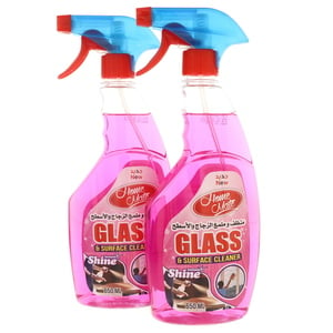 Home Mate Glass and Surface Cleaner Pink 2 x 650ml