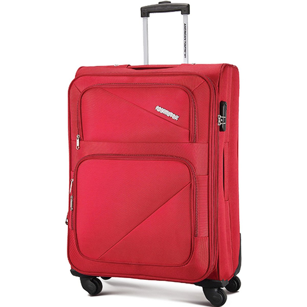 American Tourister Cocoa 4 Wheel Soft Trolley, 70 cm, Red