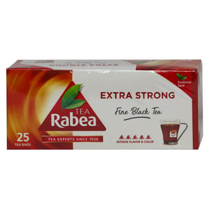 Buy Rabea Extra Strong Tea 25pcs Online at Best Price | Tea Bag | Lulu Kuwait in Kuwait