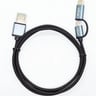 Trands 2in1 Micro+TypeC Cable CA027 1Meter