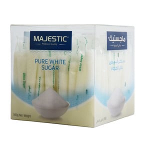 Majestic Pure White Sugar Tube 500g