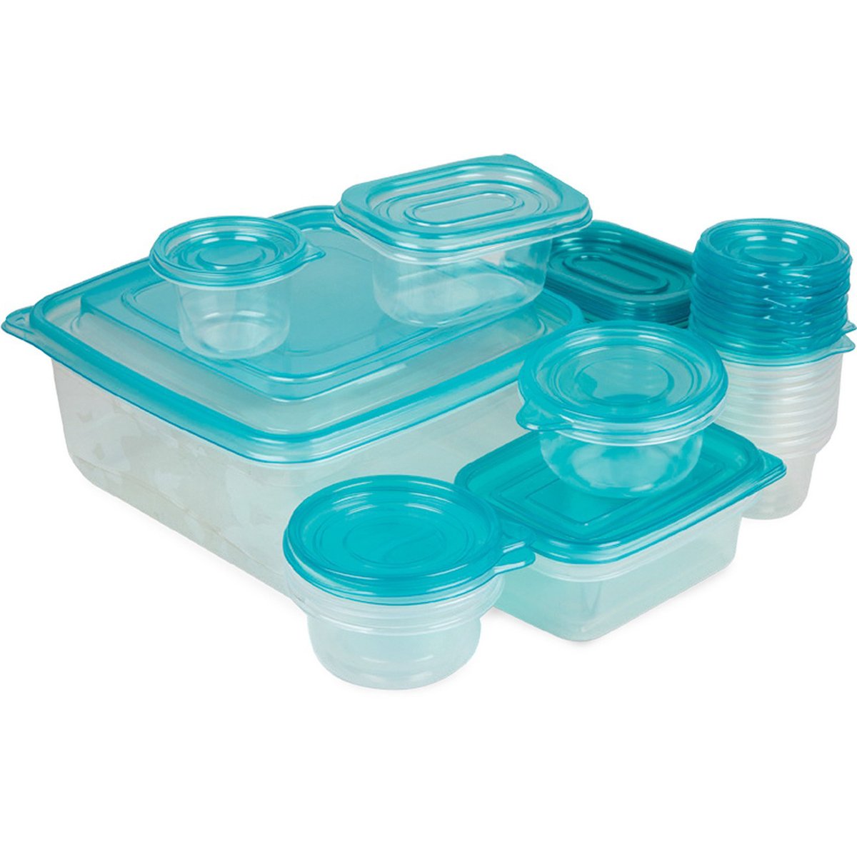 Lulu Food Container Set Assorted Color 23pcs