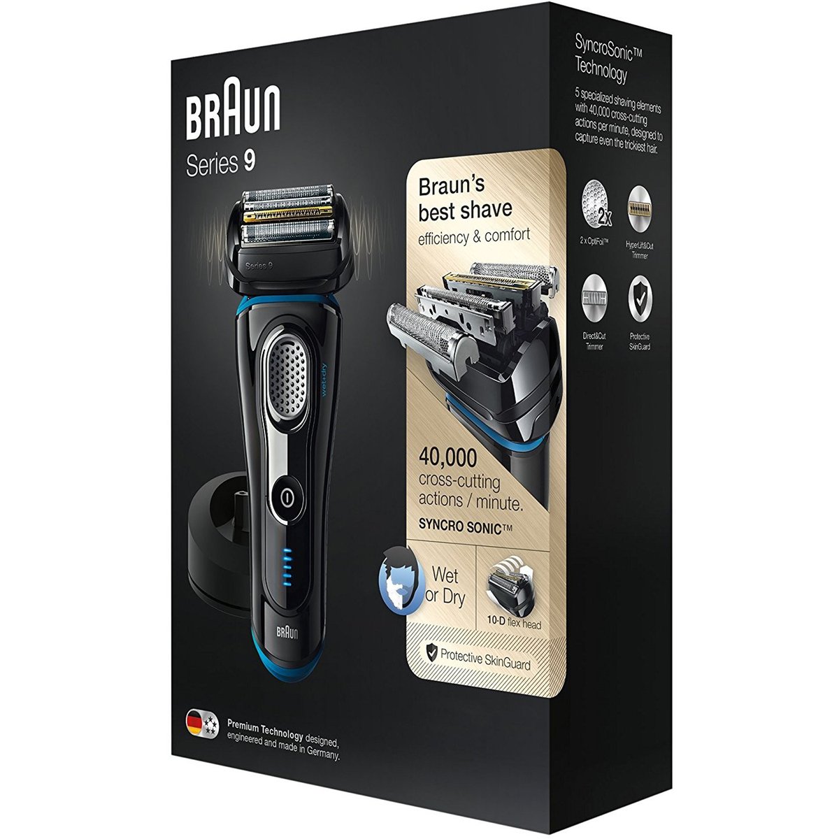 Pièces & accessoires pour Braun rasoir Series 9-9260s + Beardtrimmer BT5090