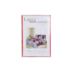 لورا شرشف سرير مجموعة 3 قطع 240 × 260 سم متعددة الألوان