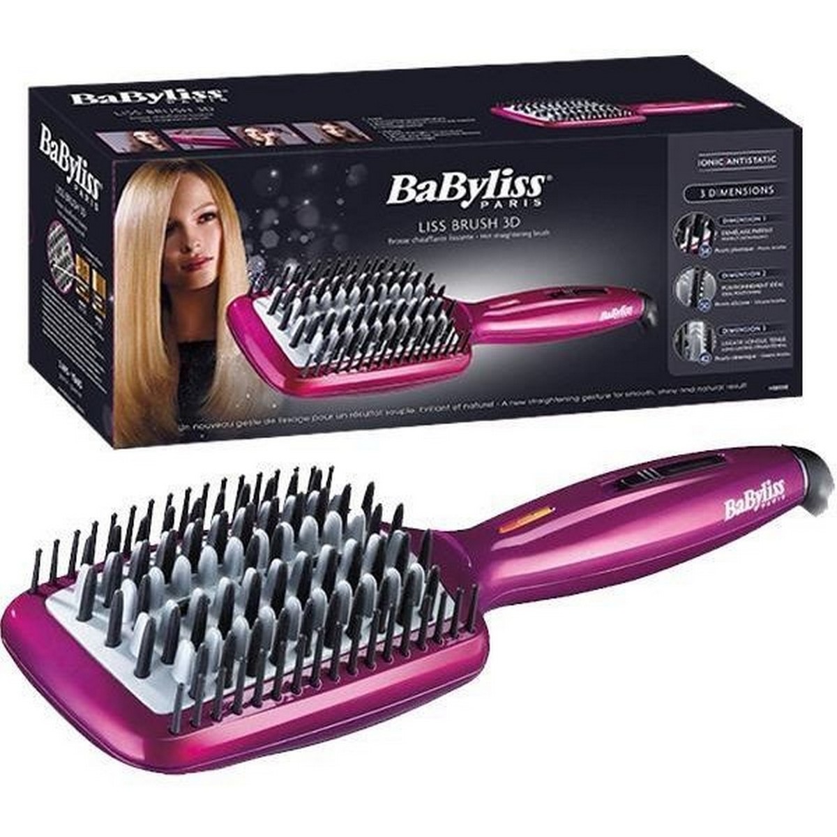 Babyliss Hair Straightener Brush HSB100SDE