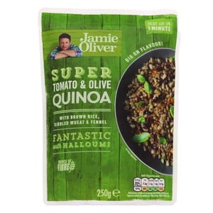 اشتري قم بشراء Jamie Oliver Super Tomato & Olive Quinoa 250 g Online at Best Price من الموقع - من لولو هايبر ماركت Other Ethnic Food في الكويت