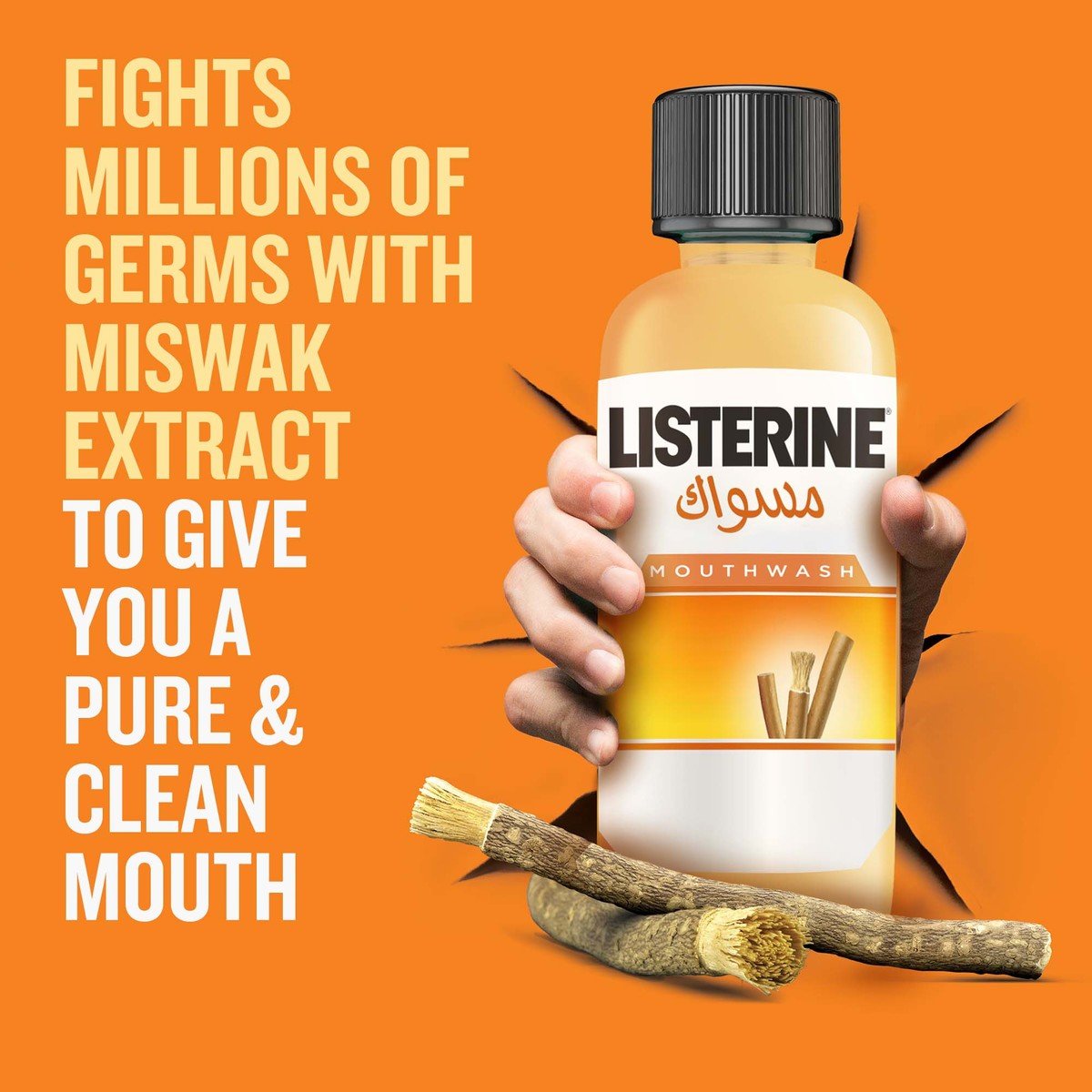 Listerine Miswak Mouthwash 95 ml
