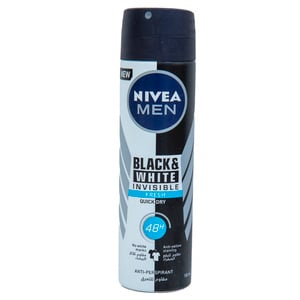 Nivea Men Black & White Anti-Perspirant Spray Fresh 150ml