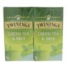 Twining's Green Tea And Mint 2 x 25 Teabags