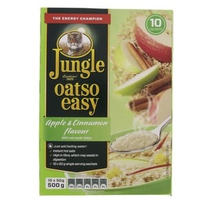 Jungle Oatso Easy Apple And Cinnamon Flavour With Real Apple Flakes 500g