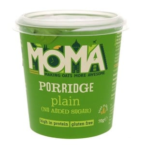 Moma Porridge Plain Oats 70g