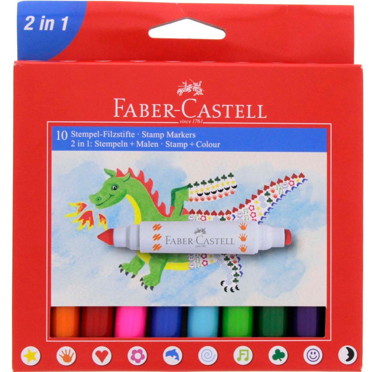 Faber-Castell Stamp Marker 2in1 FC155170