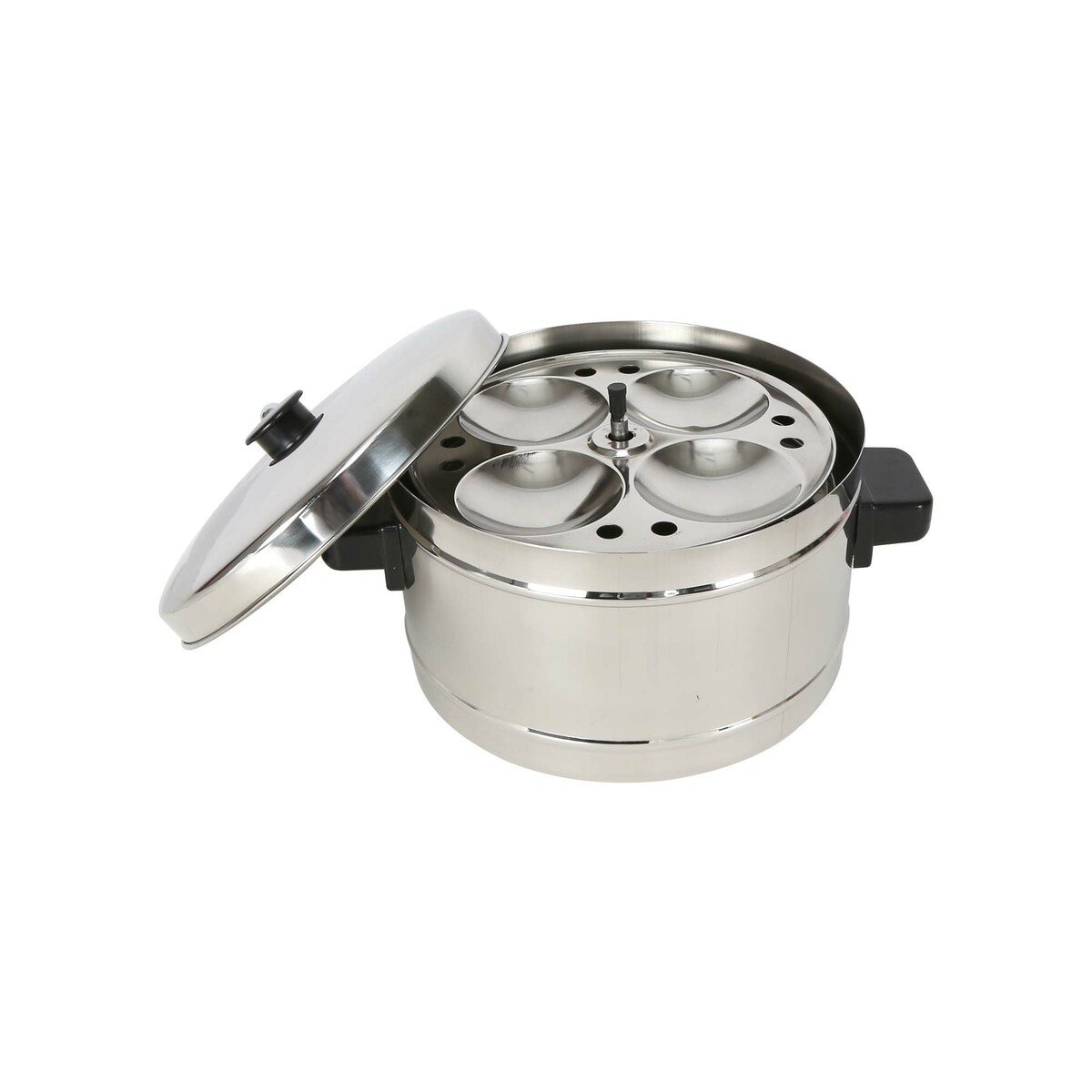Chefline Stainless Steel Idly Pot + Stand 4Plates/Idly Cooker IND