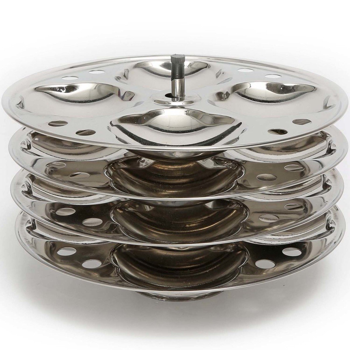 Chefline Stainless Steel Idly Stand Flower 4Plate