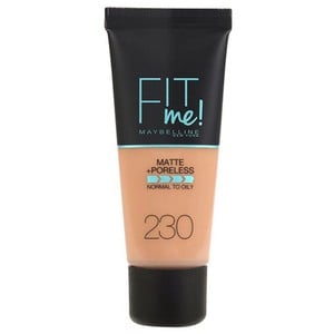 Maybelline Fit Me Matte And Poreless Foundation 230 Natural Buff 1pc